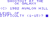 Shootout at the OK Galaxy